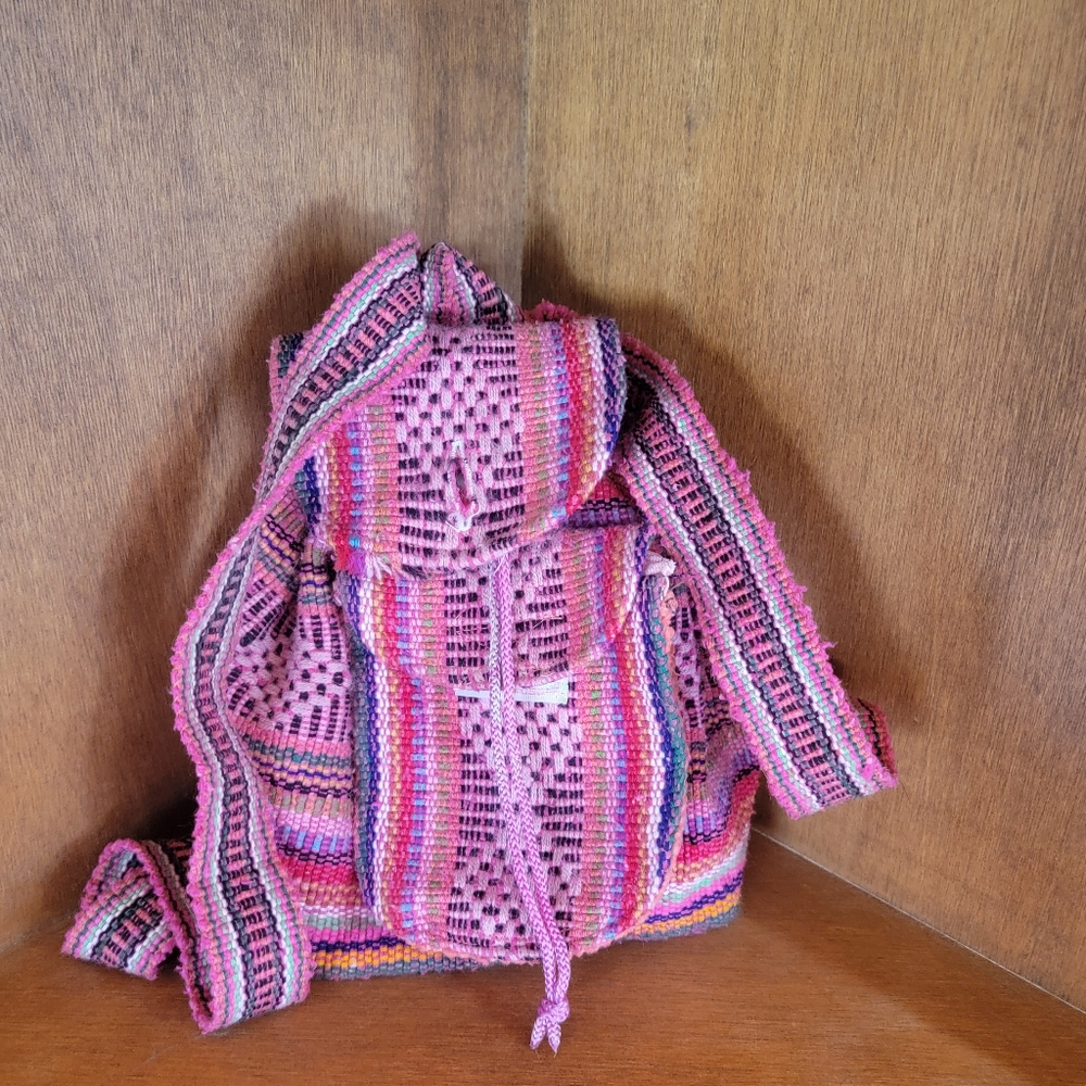 Mexican small cloth backpack